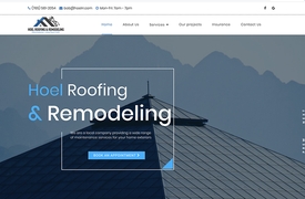 Corporate Website - Hoel Roofing & Remodeling