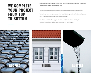 Blue Ladder Roofing main page