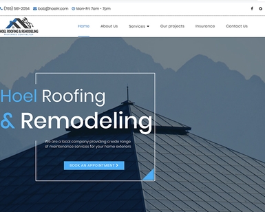Hoel Roofing & Remodeling main page